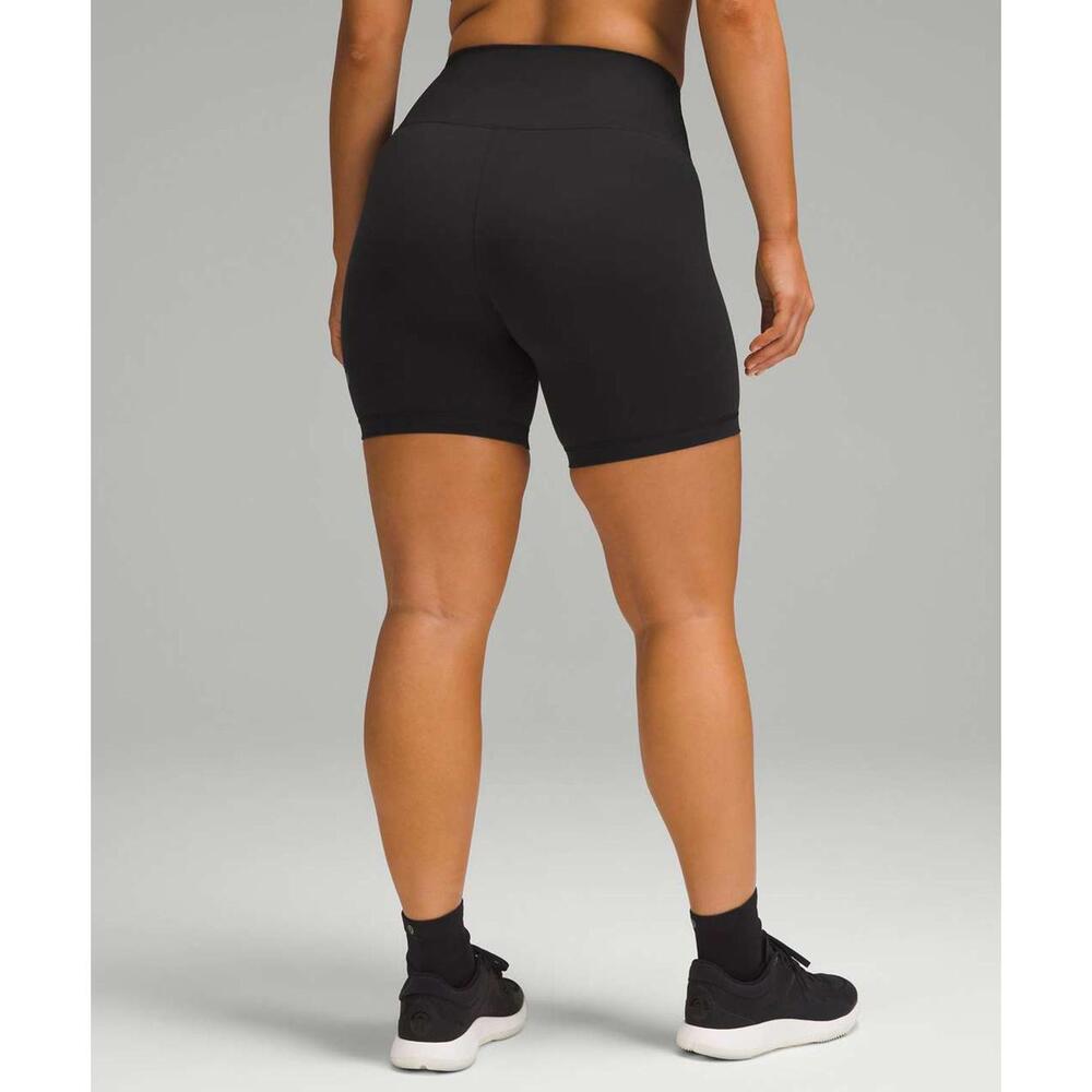 lululemon athletica High-Rise Black Bike Shorts - Picture 2 of 5